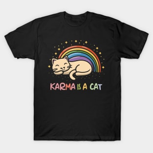 Karma Is A Cat T-Shirt